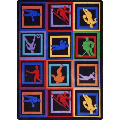 Picture of Let the Games Begin - Multi Color - 10'9" x 13'2"