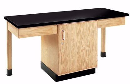 Picture of 2 STUDENT CUPBOARD TABLE P. LAM TOP
