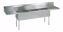 Picture of THREE COMPARTMENT SINK, BOWL SIZE: 18"LX18"WX14"D, UNIT SIZE: 90"X23-13/16", (2)18" DRAINBOARDS