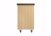 Picture of MOBILE TOTE TRAY CABINET - OAK