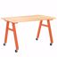 Picture of A-Frame Table, Mobile, Metal Frame, Frame Color-White , 30in High  x 48in Wide x 48in Deep, 1.25 ChemArmor