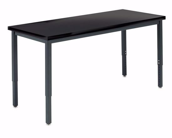 Picture of 24X60 ADJ HT METAL TABLE, PHENOLIC