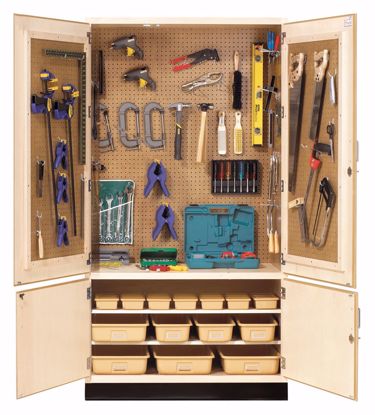 Picture of TECH-ED. TOOL STORAGE CABINET, MAPLE