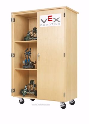 Picture of VEX ROBOTICS, MOBILE STORAGE CABINET,MAPLE