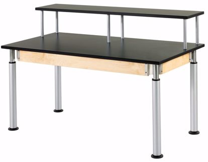 Picture of TABLE,ADJ, RISER, PLASTIC TOP, 60X30