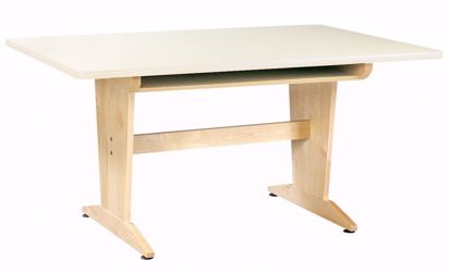 Picture of TABLE,PLANNING,COMP,ALMOND,LAM,26H