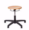 Picture of WOOD ROUND SEAT CHAIR,MAPLE,DESK HEIGHT SHOCK