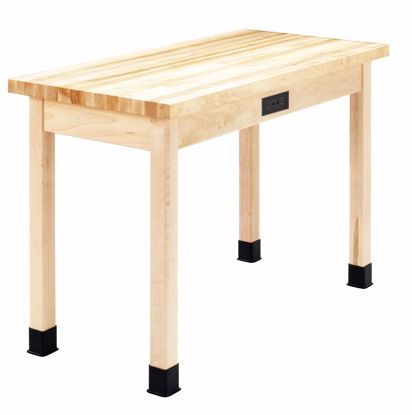 Picture of TABLE, PLAIN, Maple TOP, 24X60