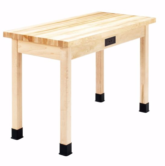 Picture of TABLE, PLAIN, Maple TOP, 30X72