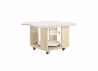 Picture of INTERMIX CLOVER LEAF MOBILE TABLE, LAZY SUSAN