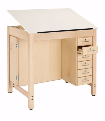 Picture of DRAFT TABLE-1 PC ADJ, BD&DRW STOR