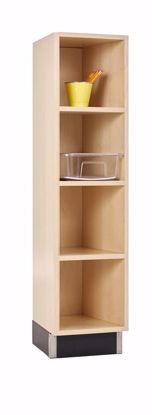 Picture of CUBBY CABINET,MAPLE,4 EQUAL OPENINGS