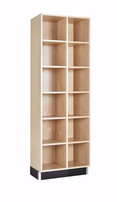 Picture of CUBBY CABINET,MAPLE,12 EQUAL OPENINGS