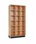 Picture of CUBBY CABINET,OAK,18 EQUAL OPENINGS