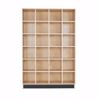 Picture of CUBBY CABINET,MAPLE,24 EQUAL OPENINGS