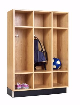 Picture of BACKPACK CABINET,OAK,3 OPENINGS