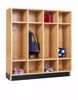 Picture of BACKPACK CABINET,OAK,4 OPENINGS