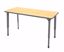 Picture of Apex Tables 24" x 54" Rectangle Fusion Maple / Gray Edge / Gray Leg