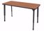 Picture of Apex Tables 24" x 60" Rectangle Wild Cherry / Black Edge / Black Leg