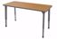 Picture of Apex Tables 24" x 60" Rectangle Solar Oak / Gray Edge / Gray Leg