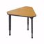 Picture of Apex Desk 29.75" x 33.5" Gem Solar Oak / Black Edge / Black Leg