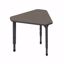 Picture of Apex Desk 29.75" x 33.5" Gem Boardwalk Oak / Black Edge / Black Leg