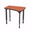Picture of Apex Desk 24" x 30" Flare Wild Cherry / Black Edge / Black Leg