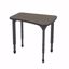 Picture of Apex Desk 24" x 30" Flare Boardwalk Oak / Black Edge / Black Leg