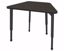 Picture of Apex Desk 36" x 23" x 19" Trapezoid Asian Night / Black Edge / Black Leg